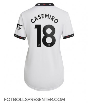 Manchester United Casemiro #18 Borta Matchtröja Dam 2022-23 Kortärmad